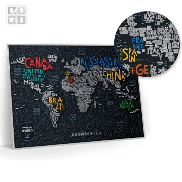 travel map letters
