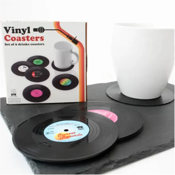 podmetaci ploce set 6 vinyl 45 rpm coaster