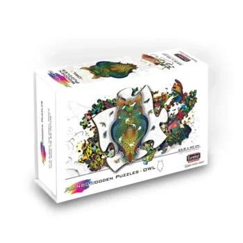 Drvena Slagalica Sova